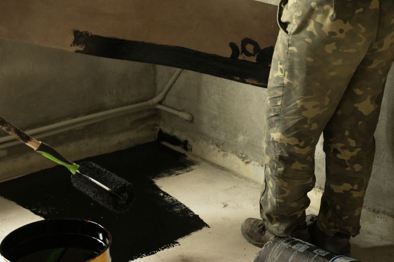 Waterproofing Equipment in Use